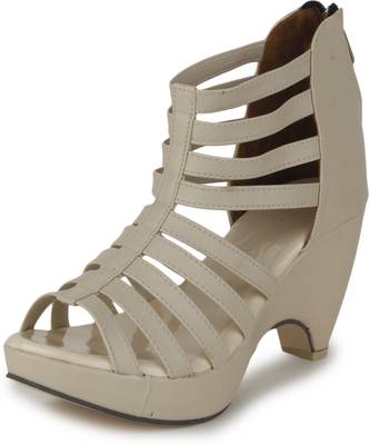 Sapatos Women ST-171-Beige Heels