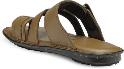 Teakwood Men Black Sandals