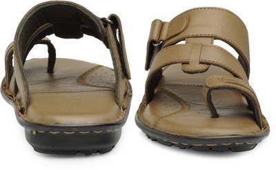 Teakwood Men Black Sandals