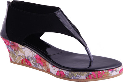 

Adorn Women Black Wedges
