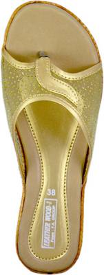 Leatherwood1 Women Gold Heels