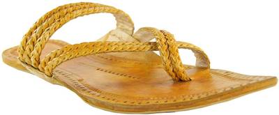 eKolhapuri Men Yellow Sandals
