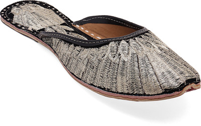 

Paduki Women Silver Flats