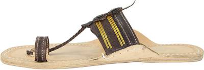 eKolhapuri Men Dark Brown Sandals