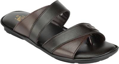 Khadim's Men Black Sandals
