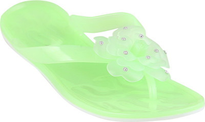 

Go India Store Women Green Flats