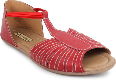 

Moonwalk Women Red Flats