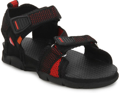 Sparx Men Black Red Sports Sandals