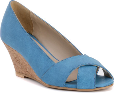 

Bruno Manetti Women Blue Wedges