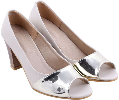 

Adorn Women Cream Heels