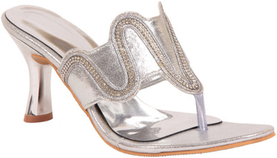 

Adorn Women Silver Heels