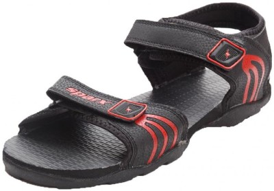 Sparx SS 702 Men Sports Sandals(Red, Black , 8 UK/India)