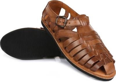 Escaro Men Brown Sandals