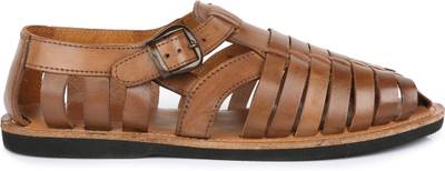 Escaro Men Brown Sandals