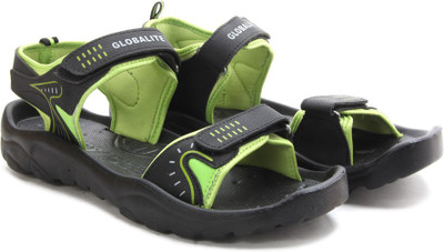 

Globalite Men Grey Lime Sports Sandals