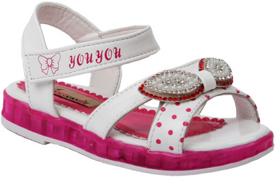 

Foot Candy Girls Sports Sandals(White