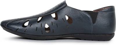 Adreno Men Navy Blue Sandals
