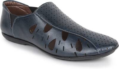 Adreno Men Navy Blue Sandals
