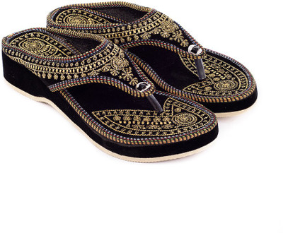 

Myra Women Golden Wedges