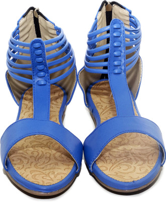 

Fashionitz Women Blue Flats