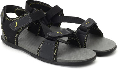 

Puma Men Blk-dark shad-Blaz yelo Sports Sandals