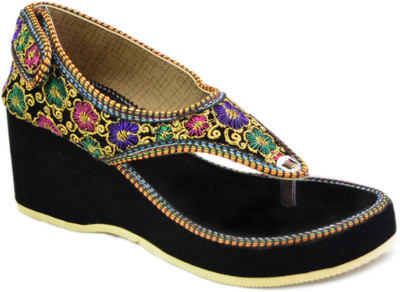 

Myra Women Black Wedges