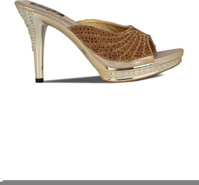 Kielz Women Gold Heels