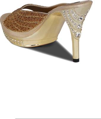 Kielz Women Gold Heels