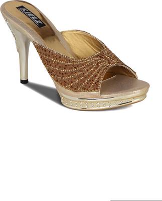 Kielz Women Gold Heels