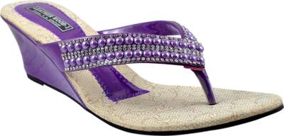 Leatherwood1 Women Purple Heels