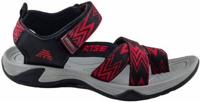 RTS Men Black/Red Sandals