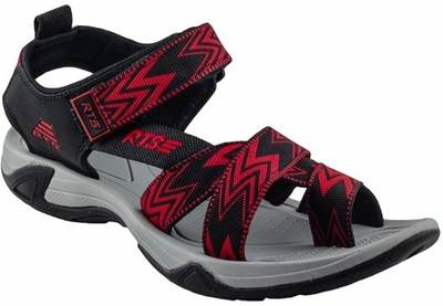 RTS Men Black/Red Sandals