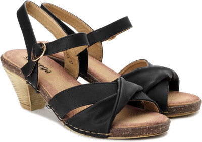 

Solovoga Women Black Heels
