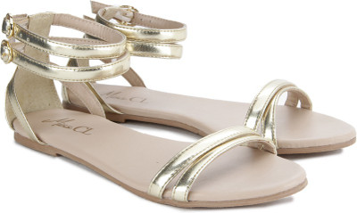 

Miss CL By Carlton London Women Gold Flats