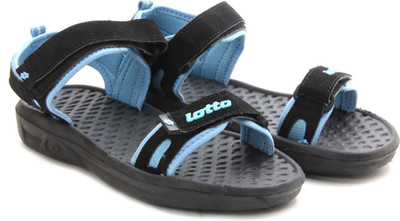 

Lotto Men Black, Lt. Blue Sports Sandals