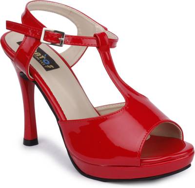 Sapatos Women ST-148-Red Heels