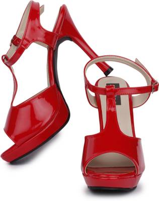 Sapatos Women ST-148-Red Heels