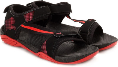 

Puma Men black-high risk red Sports Sandals