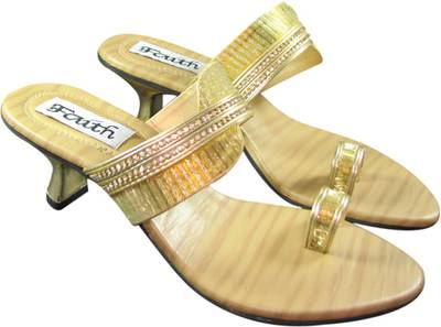Faith Women Gold Heels