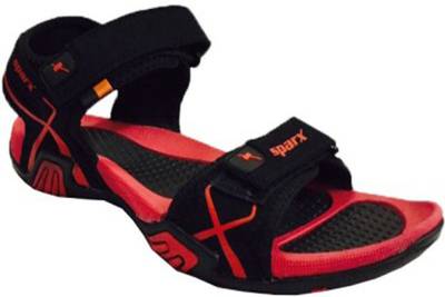Sparx Men Black Sandals