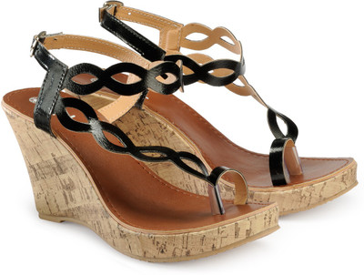 

Nell Women Black Wedges