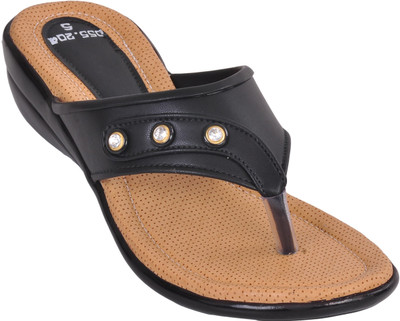 

REEZUS Women Black Wedges