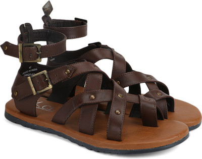 

Mr.CL Men Brown Sports Sandals