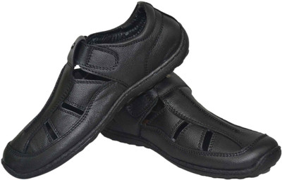 

Jenfars Men Black Sandals