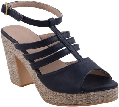 

Adorn Women Black Heels
