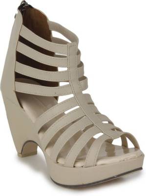 Fadrin Women White Heels