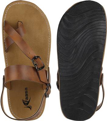 Kraasa Men Tan Sandals