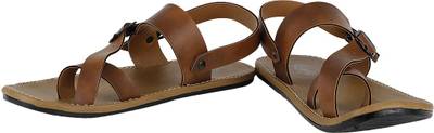 Kraasa Men Tan Sandals