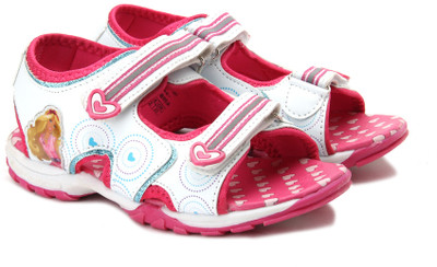 

Barbie Girls Sports Sandals, White pink