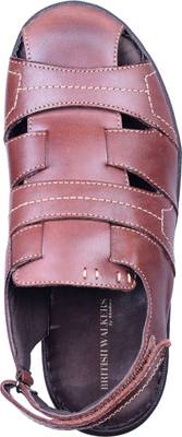 Khadim's Men Black Sandals